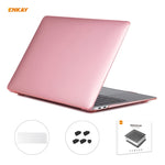 ENKAY 3-in-1 크리스탈 노트북 보호 케이스 + EU 버전 TPU 키보드 필름 + 먼지 방지 플러그 세트, MacBook Air 13.3인치 A1932 (2018)용, MacBook Air 13.3인치 A1932 (2018)용