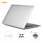ENKAY 3-in-1 크리스탈 노트북 보호 케이스 + EU 버전 TPU 키보드 필름 + 먼지 방지 플러그 세트, MacBook Air 13.3인치 A1932 (2018)용, MacBook Air 13.3인치 A1932 (2018)용