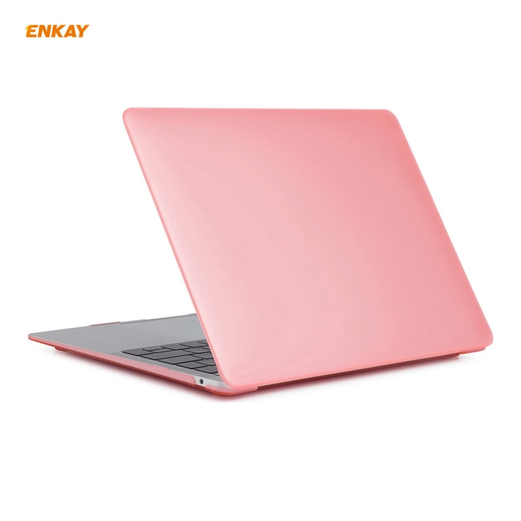 ENKAY 3-in-1 매트 노트북 보호 케이스 + EU 버전 TPU 키보드 필름 + 방진 플러그 세트, MacBook Air 13.3인치 A2179 & A2337 (2020)용