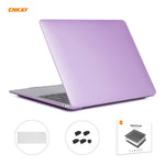ENKAY 3-in-1 매트 노트북 보호 케이스 + EU 버전 TPU 키보드 필름 + 방진 플러그 세트, MacBook Air 13.3인치 A2179 & A2337 (2020)용