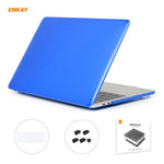 ENKAY 3-in-1 크리스탈 노트북 보호 케이스 + EU 버전 TPU 키보드 필름 + 방진 플러그 세트, MacBook Pro 16인치 A2141 (터치 바 있음)용