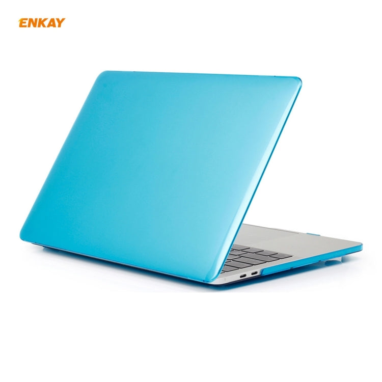 ENKAY 3-in-1 크리스탈 노트북 보호 케이스 + EU 버전 TPU 키보드 필름 + 방진 플러그 세트, MacBook Pro 16인치 A2141 (터치 바 있음)용