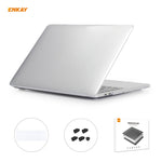 ENKAY 3-in-1 크리스탈 노트북 보호 케이스 + EU 버전 TPU 키보드 필름 + 방진 플러그 세트, MacBook Pro 16인치 A2141 (터치 바 있음)용