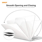 ENKAY 3-in-1 크리스탈 노트북 보호 케이스 + EU 버전 TPU 키보드 필름 + 방진 플러그 세트, MacBook Pro 16인치 A2141 (터치 바 있음)용