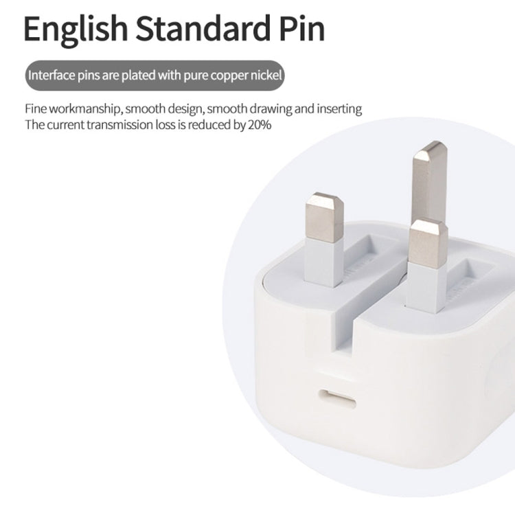 A234 20W PD 3.0 타입-C / USB-C 인터페이스 접이식 여행용 충전기, 영국 플러그, 20W