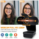 312 1080P HD USB 2.0 PC 데스크탑 카메라 웹캠 마이크 포함, 케이블 길이: 약 1.3m, 일반형, 삼각대 포함, 도청 방지