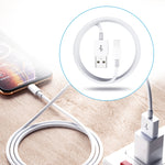 XJ-51 iPhone 12 시리즈용 3A USB-8핀 고속 충전 케이블, 길이: 2m, 2m