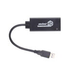 USB 3.0 to HDMI HD 변환 케이블 어댑터 오디오 포함, 케이블 길이: 20cm