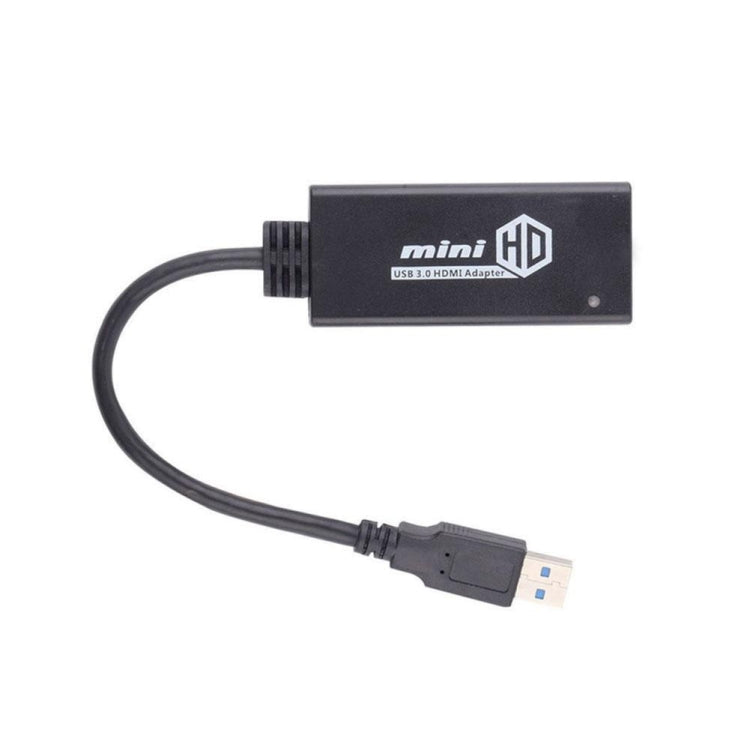USB 3.0 to HDMI HD 변환 케이블 어댑터 오디오 포함, 케이블 길이: 20cm
