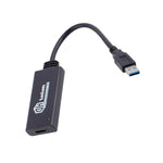 USB 3.0 to HDMI HD 변환 케이블 어댑터 오디오 포함, 케이블 길이: 20cm