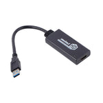 USB 3.0 to HDMI HD 변환 케이블 어댑터 오디오 포함, 케이블 길이: 20cm