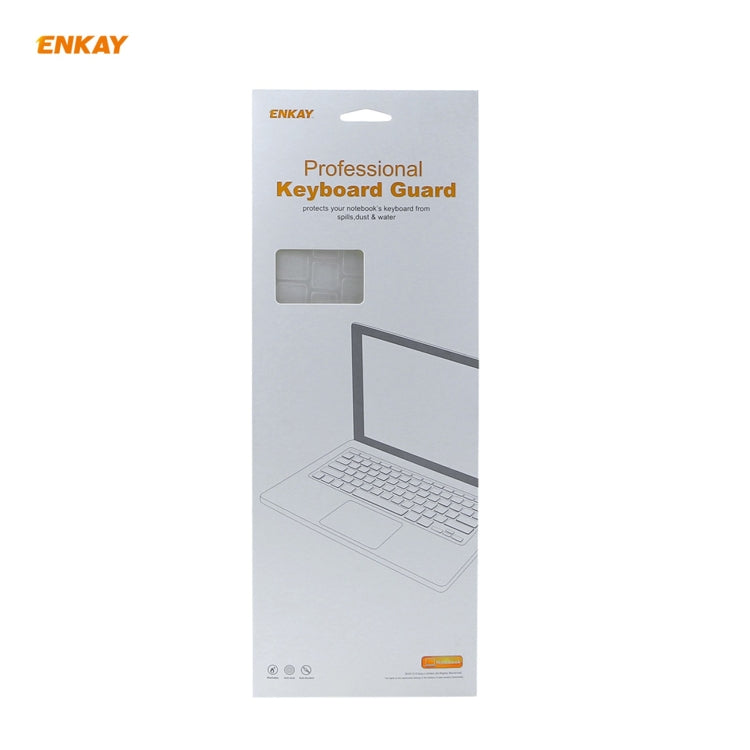 ENKAY MacBook Pro 16인치 A2141 / Pro 13.3인치 A2289 & A2251 & A2338 (2020)용 소프트 TPU 키보드 보호 필름, EU 버전