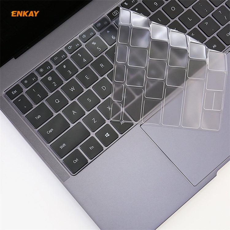 ENKAY 울트라씬 소프트 TPU 키보드 보호 필름, 미국 버전, Huawei MateBook 14인치용, Honor MagicBook 14 / 15용, Huawei MateBook D 14인치 / D 15.6인치용, Honor MagicBook Pro용, Huawei MateBook X Pro (2019 / 2020)용