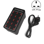 XLD-A7 100W 15 USB 포트 고속 충전 스테이션 스마트 충전기, AC 100-240V, 100W 15 USB 포트 EU 플러그, 100W 15 USB 포트 미국 플러그, 100W 15 USB 포트 호주 플러그, 100W 15 USB 포트 영국 플러그