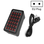 XLD-A7 150W 30 USB 포트 고속 충전 스테이션 스마트 충전기, AC 110-240V, 150W 30 USB 포트 EU 플러그, 150W 30 USB 포트 미국 플러그, 150W 30 USB 포트 호주 플러그, 150W 30 USB 포트 영국 플러그