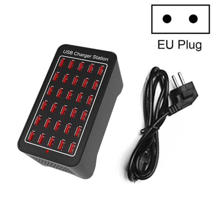 XLD-A7 150W 30 USB 포트 고속 충전 스테이션 스마트 충전기, AC 110-240V, 150W 30 USB 포트 EU 플러그, 150W 30 USB 포트 미국 플러그, 150W 30 USB 포트 호주 플러그, 150W 30 USB 포트 영국 플러그
