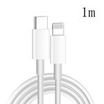 XJ-61 12W USB-C / Type-C to 8핀 PD 고속 충전 케이블, 1m, 1.5m, 2m