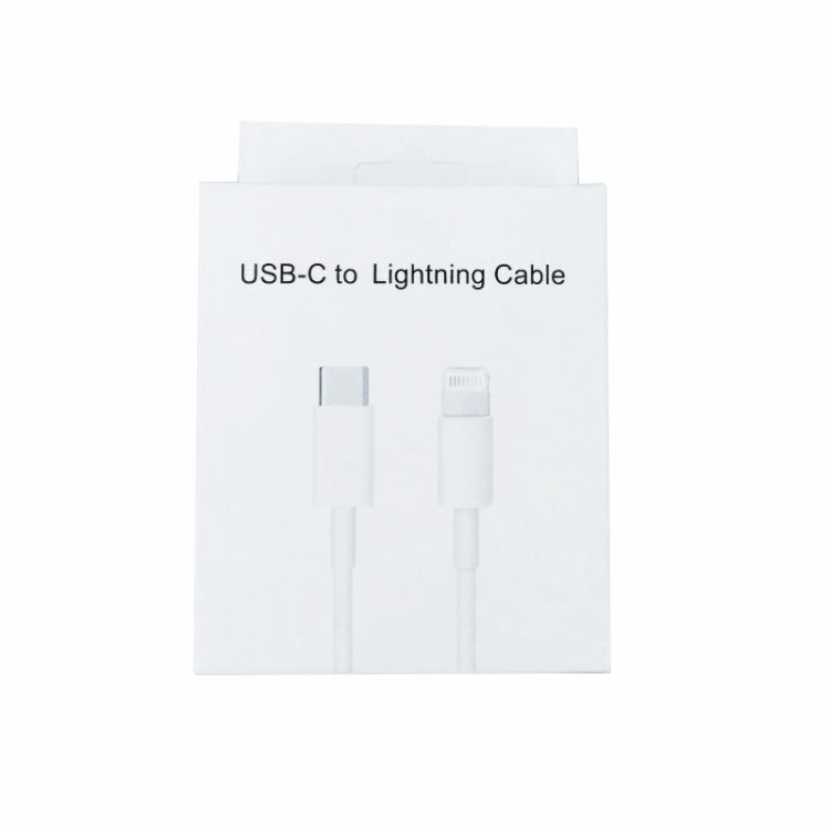 XJ-61 12W USB-C / Type-C to 8핀 PD 고속 충전 케이블, 1m, 1.5m, 2m