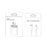 PD 20W PD 3.0 여행용 고속 충전기 전원 어댑터 USB-C / Type-C to 8핀 고속 충전 데이터 케이블, AU 플러그