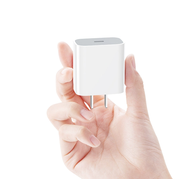 PD 20W 단일 USB-C / 타입-C 포트 여행용 충전기 전원 어댑터, US 플러그, 20W US 플러그