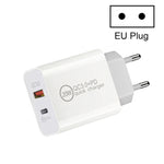 듀얼 고속 충전 20W PD3.0+QC 3.0 인터페이스 여행용 충전기 아이폰, 화웨이, 삼성, 샤오미용, EU 플러그, US 플러그, AU 플러그