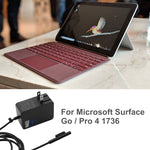24W 15V 1.6A AC 어댑터 충전기 Microsoft Surface Go / Pro 4 1736용, 미국 플러그