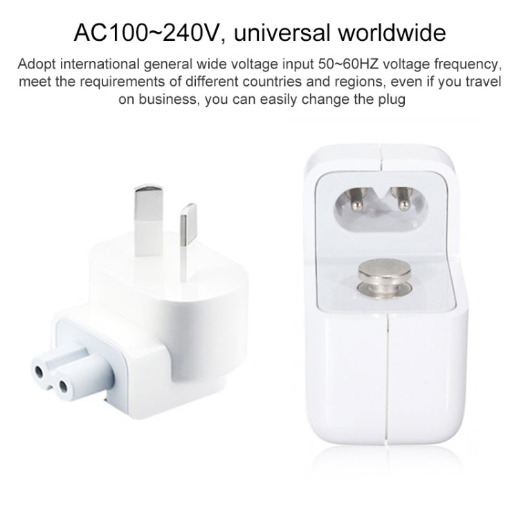 12W USB 포트 여행용 충전기 iPad 시리즈 / iPod 시리즈 / iPhone 시리즈용, AU 플러그