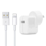 12W USB 충전기 + USB to 8핀 데이터 케이블 iPad / iPhone / iPod 시리즈용, AU 플러그