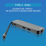 WS-11 8-in-1 Type-C to HDMI + VGA + SD + TF + RJ45 + PD + 2 x USB3.0 허브 어댑터 변환기