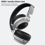 컬러풀 LED 블루투스 5.0 헤드폰 접이식 무선 하이파이 스테레오 헤드셋 마이크 포함 TF 카드 / 3.5mm AUX 지원