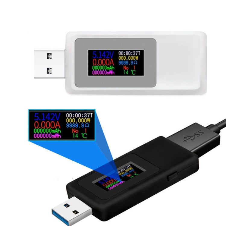 Keweisi KWS-MX19 USB 테스터 DC 4V-30V 0-5A 전류 전압 감지기, KWS-MX19