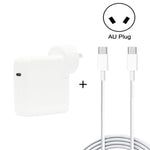 30W USB-C / Type-C Laptop Portable Power Adapter with 1.8m USB-C / Type-C to USB-C / Type-C Charging Cable,, 30W UK Plug, 30W AU Plug, 30W US Plug, 30W EU Plug
