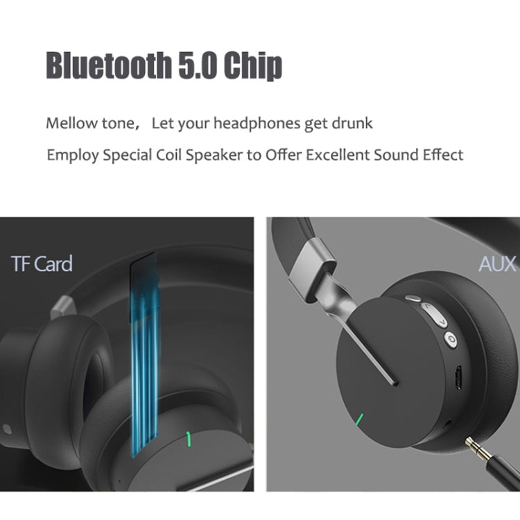 P3 무선 5.0 슈퍼 베이스 HIFI 스테레오 게이밍 헤드셋 마이크 포함, TF / FM / AUX 지원