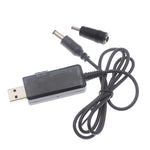 KWS-912V USB 부스트 컨버터 DC 5V to 9V 12V 변환 케이블 + 3.5x1.35mm 플러그 세트, 5V to 9V / 12V