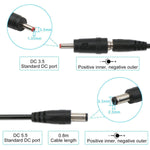 KWS-912V USB 부스트 컨버터 DC 5V to 9V 12V 변환 케이블 + 3.5x1.35mm 플러그 세트, 5V to 9V / 12V
