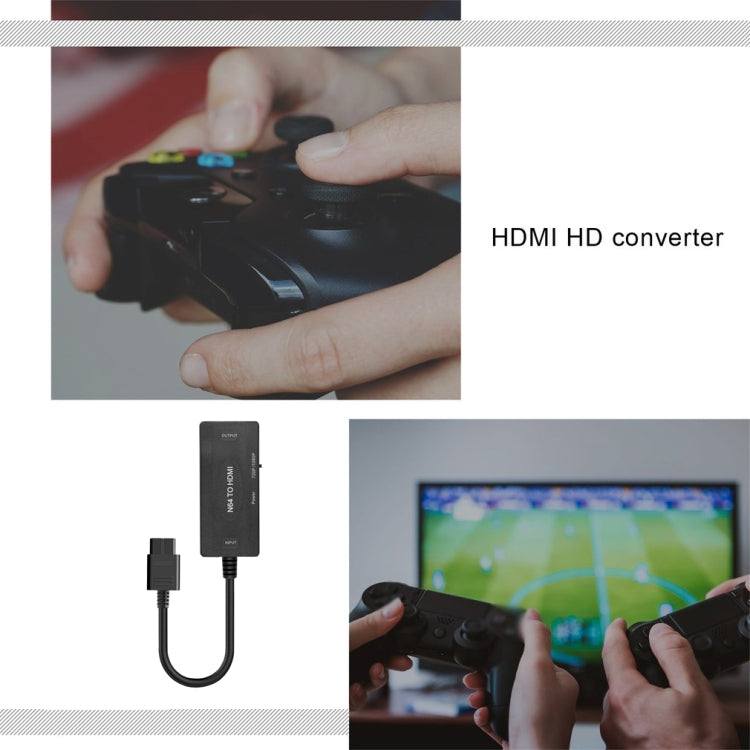 1080P N64 to HDMI 디지털 아날로그 변환 비디오 케이블 어댑터, 1080P 어댑터