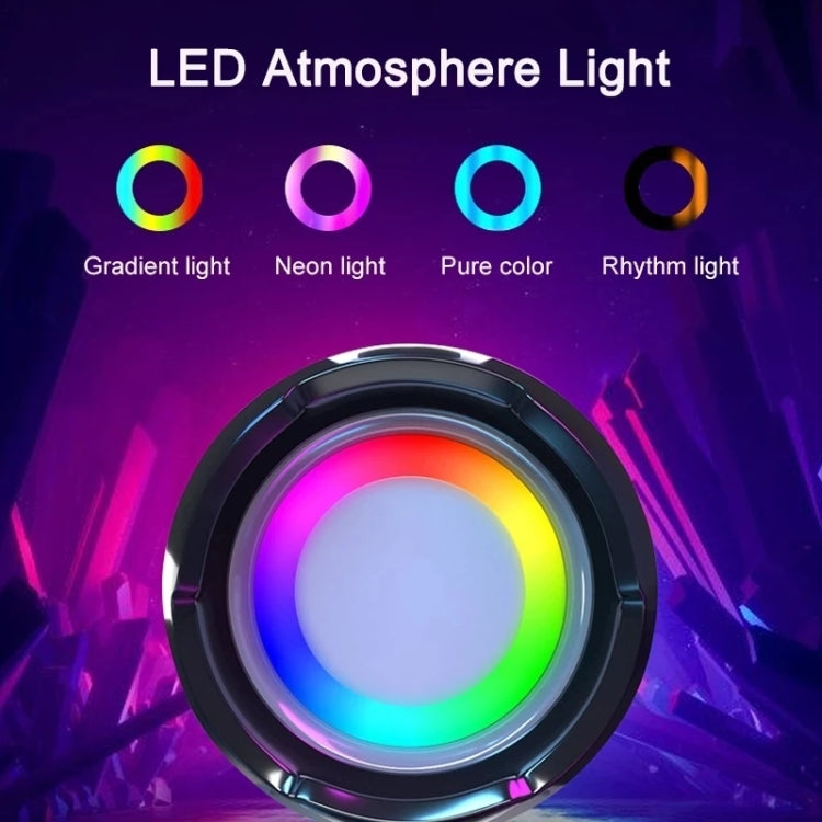 T&G TG192 LED 깜빡이는 빛 휴대용 무선 베이스 3D 스테레오 블루투스 스피커, FM / TF 카드 / USB 지원