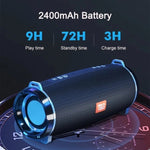 T&G TG192 LED 깜빡이는 빛 휴대용 무선 베이스 3D 스테레오 블루투스 스피커, FM / TF 카드 / USB 지원