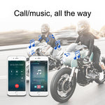 T4 오토바이 헬멧 블루투스 헤드셋 BT 5.0 스테레오 자동 연결 지원 SIRI, T4