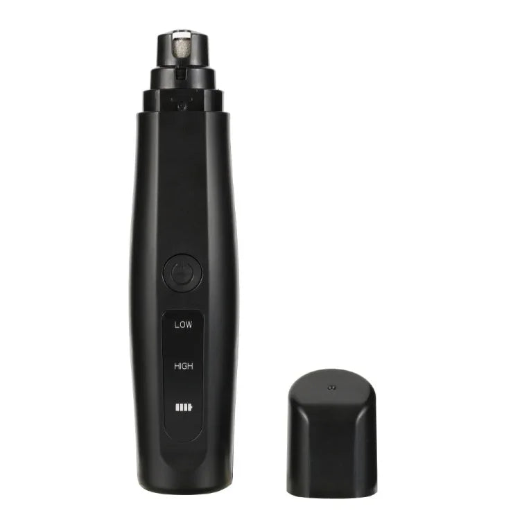 전기 개 손톱 연마기 USB 충전식 애완용 무통 손톱깎이, 손톱 연마기