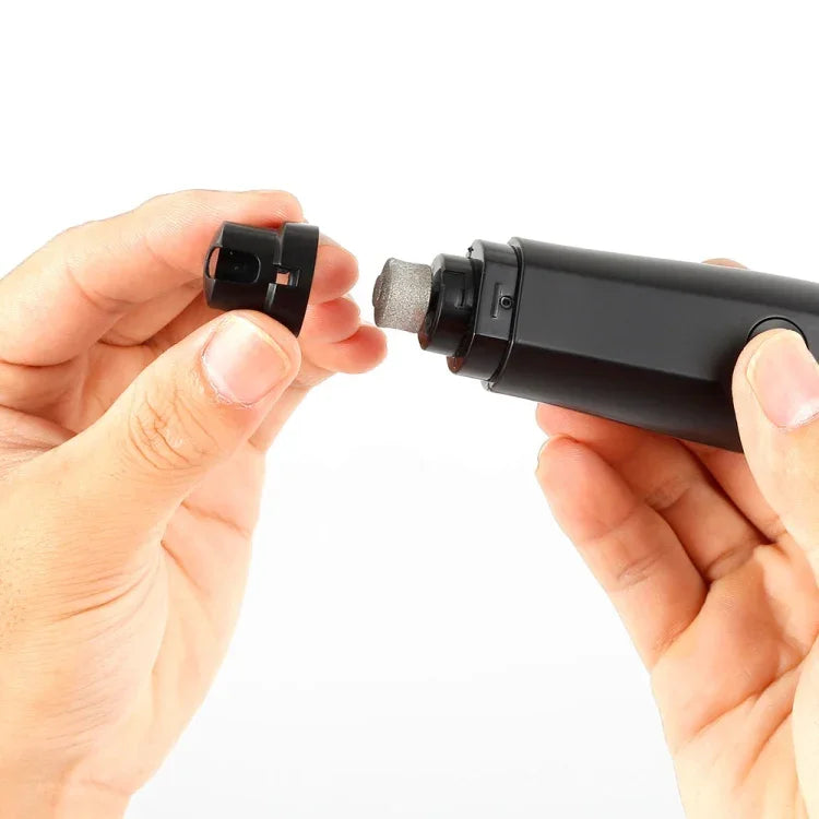 전기 개 손톱 연마기 USB 충전식 애완용 무통 손톱깎이, 손톱 연마기