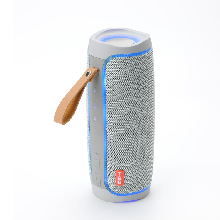 T&G TG287 LED 깜빡이는 빛 블루투스 스피커, 휴대용 무선 스테레오 베이스 서브우퍼, FM / TF / USB 지원