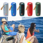 T&G TG287 LED 깜빡이는 빛 블루투스 스피커, 휴대용 무선 스테레오 베이스 서브우퍼, FM / TF / USB 지원