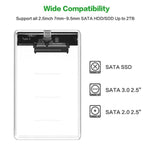 2.5인치 SATA to USB 3.1 Gen 2 휴대용 인클로저