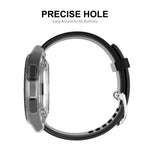 ENKAY Hat-Prince 풀 커버 투명 소프트 케이스 TPU HD 클리어 커버 + 강화유리 보호필름, 삼성 갤럭시 워치4 클래식 42mm용, 삼성 워치4 클래식 46mm용
