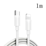 PD20W USB-C / Type-C to 8핀 PD 고속 충전 동기화 데이터 케이블 iPhone 13 / 12 시리즈용, 1m, 1.5m, 2m