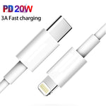 PD20W USB-C / Type-C to 8핀 PD 고속 충전 동기화 데이터 케이블 iPhone 13 / 12 시리즈용, 1m, 1.5m, 2m