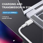 PD20W USB-C / Type-C to 8핀 PD 고속 충전 동기화 데이터 케이블 iPhone 13 / 12 시리즈용, 1m, 1.5m, 2m