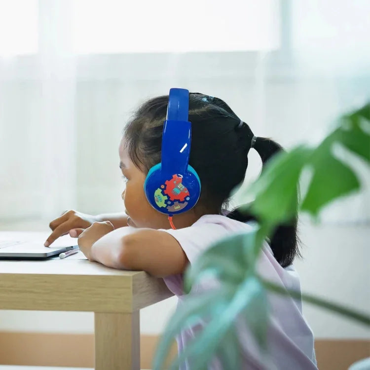 KID101 휴대용 귀여운 어린이 학습용 유선 헤드폰