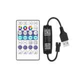 WS2812B USB 5V APP 원격 컨트롤러 블루투스 음악 컨트롤러 SK6812 WS2811 WS2812 LED 라이트 스트립용